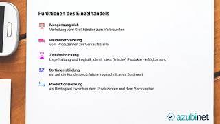 Aufgaben und Stellung des Einzelhandels (Abschlussprüfung Verkäufer / Kaufmann im Einzelhandel)