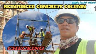 Preparation & checking of reinforced concrete column & concreting