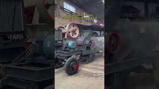 #crushing #granite #rock into #sand with #mobilecrusher heavy #hammercrusher #sandcrusher #malaysia