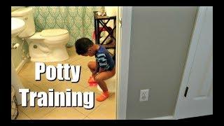 POTTY TRAINING with a 2.5 year old toddler! June 2018 - abeeutifullife vlog