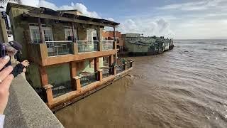 Capitola   California. 2023 January storm damage