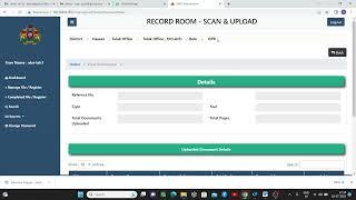 Demo Video on Record room Scan upload