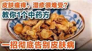 皮肤瘙痒、湿疹很难受？教你1个中药方一招彻底告别皮肤病 再也别把皮肤抓烂了！【养生大讲堂10】