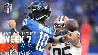 Cleveland Browns vs. Indianapolis Colts Full Game Highlights | NFL Week 7, 2023