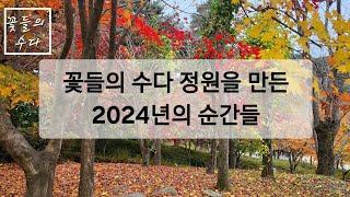 꽃들의 수다 정원을 만든 2024년의 순간들