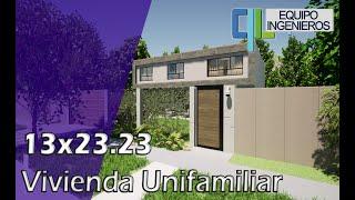  Vivienda Unifamiliar 2 Pisos en SANTIAGO DE SURCO-Sr. Álvaro en terreno de 13x23.23m