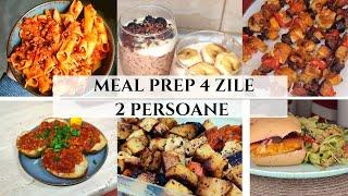 Planificare meniu pentru 4 zile | Meal prep 2 persoane | Meniu vegan fără gluten | Vegan de România