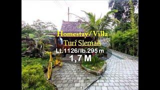 RUMAH VILLA SELUAS 1.126m DIJUAL 1,7 M DI TURI SLEMAN