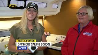 OFFSHORE SAILING SCHOOL Shows ABC7 Southwest Florida TV crew around its newest yacht in the fleet