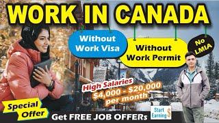  Free Job Offer | Start Earning $$$ | No Work Permit - No VISA - No LMIA - Work Remotely in CANADA