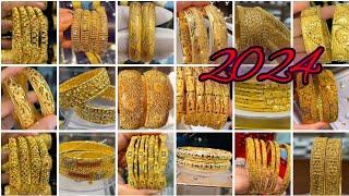 Gold Bangles Designs/Gold  Kangan/Gold Bangles Designs 2024 /Gold Jewelry/ Gold Jewellery Collection