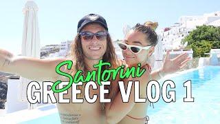 SANTORINI GREECE VLOG! PART 1 Julia & Hunter Havens