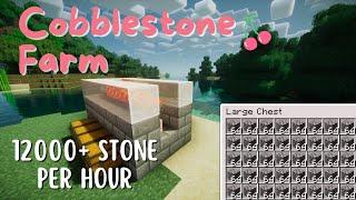 The EASIEST Automatic Cobblestone or Stone Generator in Minecraft 1.21 Tutorial