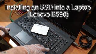 Installing an SSD into a Laptop (Lenovo B590)