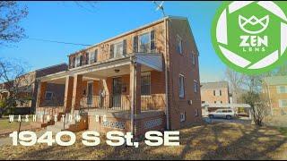 1940 S St SE, Washington, DC  real estate video walkthrough tour