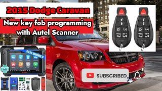 How to program all keys lost 2015 dodge caravan using autel IM608