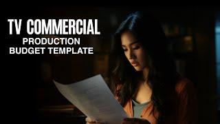 WHAT TO INCLUDE IN A TV COMMERCIAL PRODUCTION BUDGET TEMPLATE