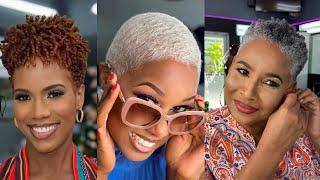 45 Short Hairstyles for Black African American Women in 2025 |Natural Short Hairstyles