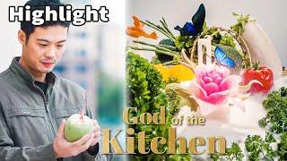 A man carved a flower from a carrot, and it attracted hundreds of butterflies.【God of the Kitchen】