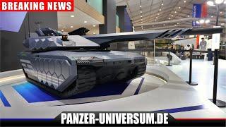 Hyundai Wasserstoff-Kampfpanzer mit 130mm Geschütz - Autonome Panzerhaubitzen mit 100km Reichweite!