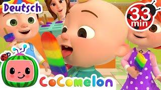 Buntes Eis am Stiel | CoComelon Deutsch | Cartoons und Kinderlieder