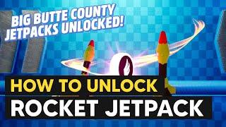 How to Unlock Jetpack in Big Butte County (Rocket Jetpack) - LEGO 2K Drive