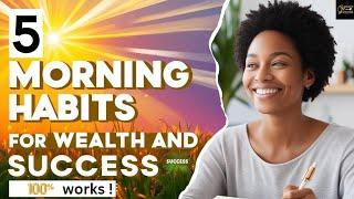 5 Powerful Morning Habits For Wealth & Success| Best Morning Habits|Daily Habits #manifestation