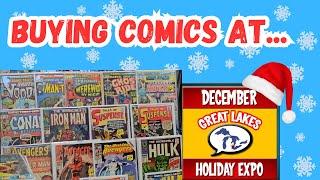 Buying key comic books at the Great Lakes Comics Christmas Expo!!!