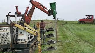 One man fencing crew