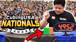 I went to the LARGEST Rubik's Cube Competition!