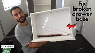 How to fix a drawer base - DIY