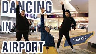 DANCING IN AN AIRPORT (PICKLER & BEN TAPING)