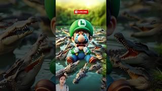  Evolution Of Luigi : Crying in Fear  Mario Bros  #mario #luigi #supermario #cartoon #games