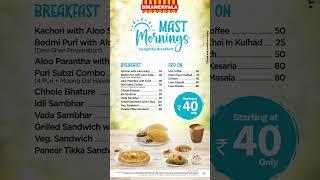 Start Your Day with Bikanervala's Good Morning Menu! ️