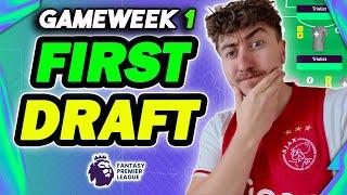 MY FIRST DRAFT | Fantasy Premier League 2024/25