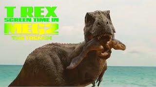 T-REX Screen Time in MEG 2: THE TRENCH