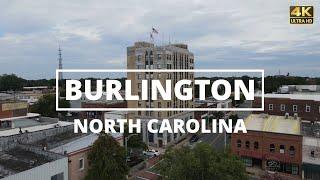 Burlington, North Carolina - [4K] Drone Tour