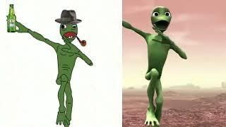 EL chombo–Dami Dami tu cosita feat drawing funny memes video  |cutty Ranks |cute Alien dance |