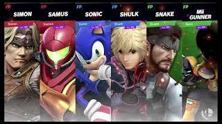 Super Smash Bros Ultimate Amiibo Fights  – Request #18186 S team battle