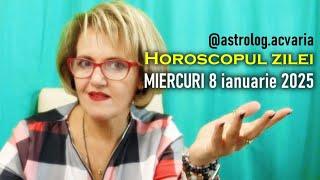 HOROSCOPUL DE MIERCURI 8 IANUARIE 2025  cu astrolog ACVARIA ⭐Subtitrat RO/EN