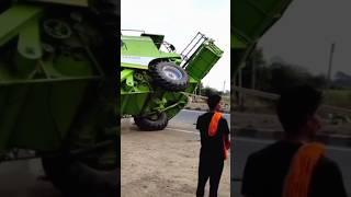 Harvester Ka Accident Ho Gya #harvester #combine #shortvideo #youtubeshorts #vehicleline #vehicles