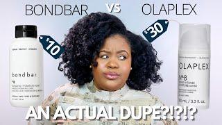 $10 OLAPLEX DUPE?!? Olaplex vs BondBar by Sally Beauty Olaplex Dupe on Type 4 Hair