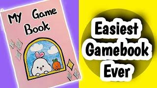 How to make Easiest Gamebook at home with Paper... #diy Easy gamebook ideas  #papercraft