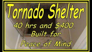 Tornado Shelter Diy underground -  Building a Diy Storm Shelter in the center of house. Safe Room