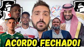 /ACABOU DE SAIR/ VASCO RECEBE Ó OK DE LUCIANO E AVANÇA PARA FECHAR COM JOGADOR NAVES MOSQUEIRA PERTO