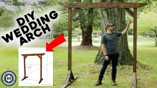 DIY Wedding Arch - Easy Woodworking Project