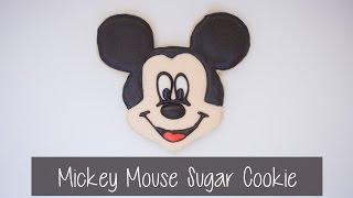 Mickey Mouse Sugar Cookie (Timelapse)