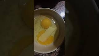 Scrambled eggs with cheese