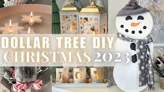 DOLLAR TREE CHRISTMAS DIYS 2023  | Christmas Crafts | High End Decorations