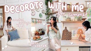 DECORATING the house for SUMMER  diy beadboard, coastal decor + furniture!